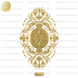 فروش فایل سه بعدی گل دکوری 3Dg7