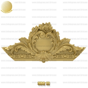 فروش فایل سه بعدی گل دکوری 3Dg12