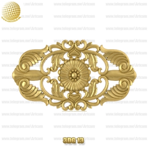 فروش فایل سه بعدی گل دکوری 3Dg13