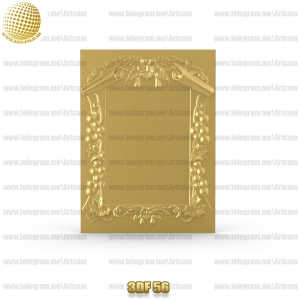 فروش فایل سه بعدی فریم و قاب آینه 3df56