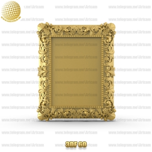 فروش فایل سه بعدی فریم و قاب آینه 3df60