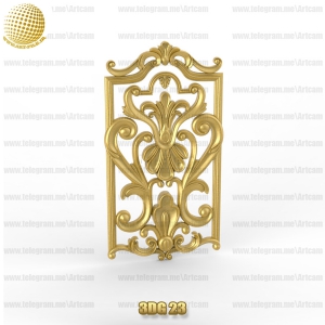 فروش فایل سه بعدی گل دکوری 3Dg23