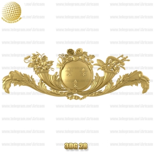 فروش فایل سه بعدی گل دکوری 3Dg28