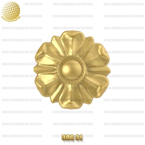 فروش فایل سه بعدی گل دکوری 3Dg31
