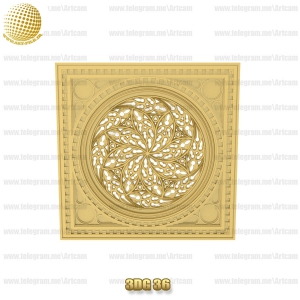 فروش فایل سه بعدی گل دکوری 3Dg36