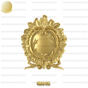 فروش فایل سه بعدی گل دکوری 3Dg68