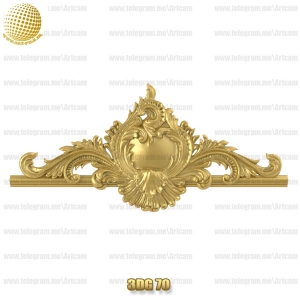 فروش فایل سه بعدی گل دکوری 3Dg70