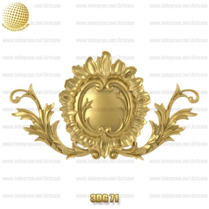 فروش فایل سه بعدی گل دکوری 3Dg71