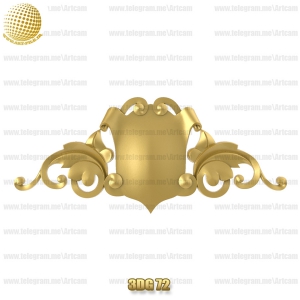 فروش فایل سه بعدی گل دکوری 3Dg72