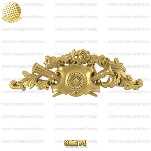 فروش فایل سه بعدی گل دکوری 3Dg74