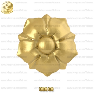 فروش فایل سه بعدی گل دکوری 3Dg80