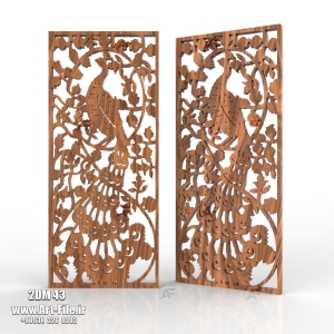 فروش فایل دوبعدی پنل ( مشبک ) 2DM43