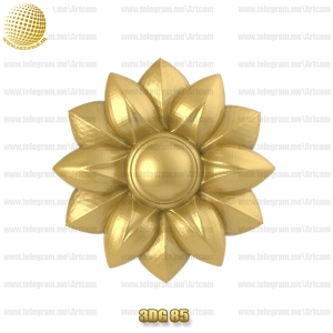 فروش فایل سه بعدی گل دکوری 3Dg85