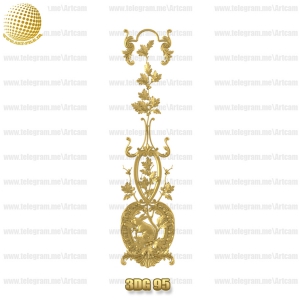 فروش فایل سه بعدی گل دکوری 3Dg95