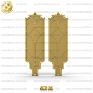 فروش فایل سه بعدی فریم و قاب آینه 3df68