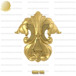 فروش فایل سه بعدی گل دکوری 3Dg118