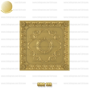 فروش فایل سه بعدی گل دکوری 3Dg119