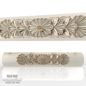 فروش فایل سه بعدی گل دکوری قید تخته نرد 3Dg198