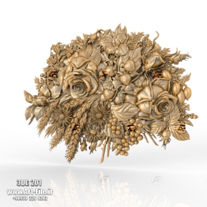 فروش فایل سه بعدی گل دکوری 3Dg201