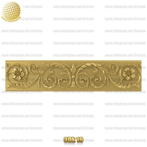 فروش فایل سه بعدی کتیبه و قرنیز 3dk19