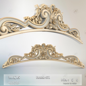 فروش فایل سه بعدی تاج و دکوری 3dTaj 85