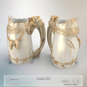 فروش فایل سه بعدی لیوان . ماگ . کوکسای  3dB47