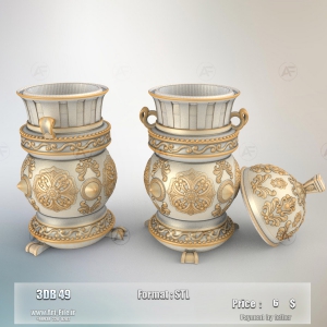 فروش فایل سه بعدی لیوان . ماگ . کوکسای  3dB49