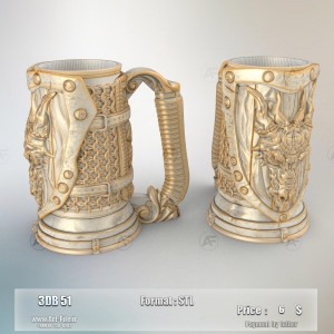 فروش فایل سه بعدی لیوان . ماگ . کوکسای  3dB51