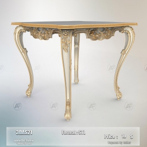 فروش فایل سه بعدی میز نهار خوری و جلو مبلی  3DAs21